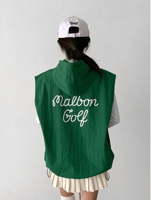 말본[MALBON] 스트링후드조끼