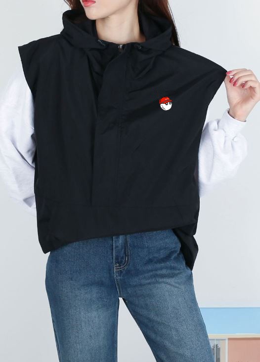 말본[MALBON] 와샤스트링후드조끼