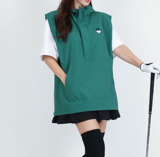 말본[MALBON] 와샤스트링후드조끼