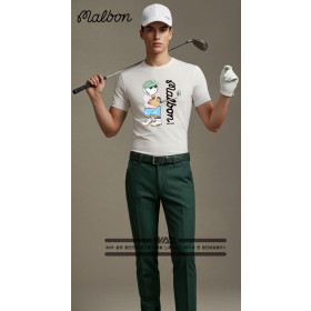 말본[MALBON] 골프로고 디자인 티셔츠