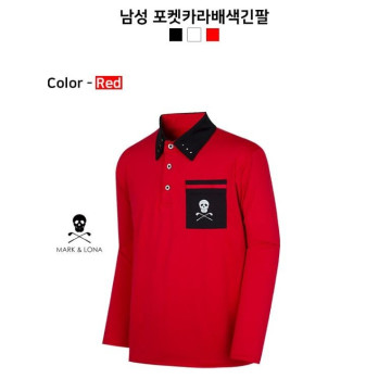 SALE [마크앤로나] 남성 포켓카라배색