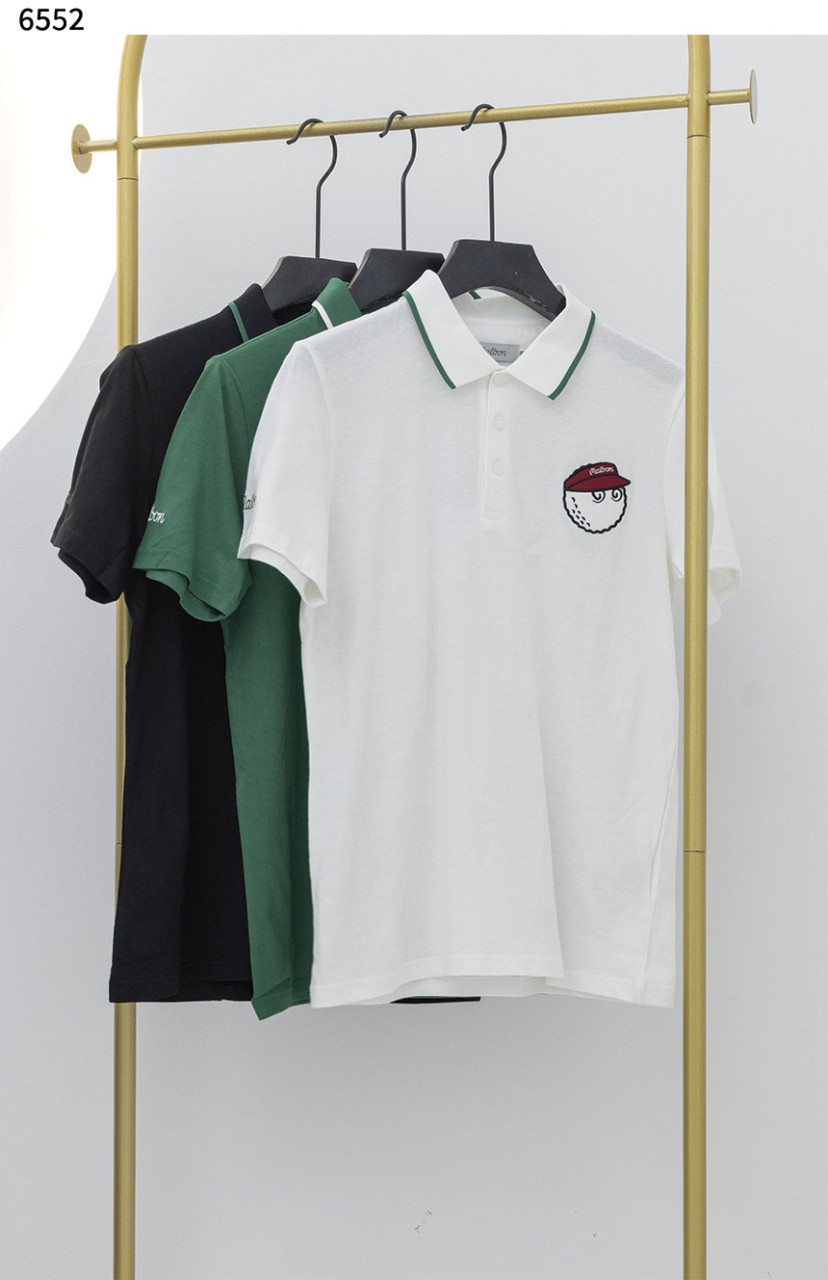 말본[MALBON]	바이저 반팔 폴로 티셔츠