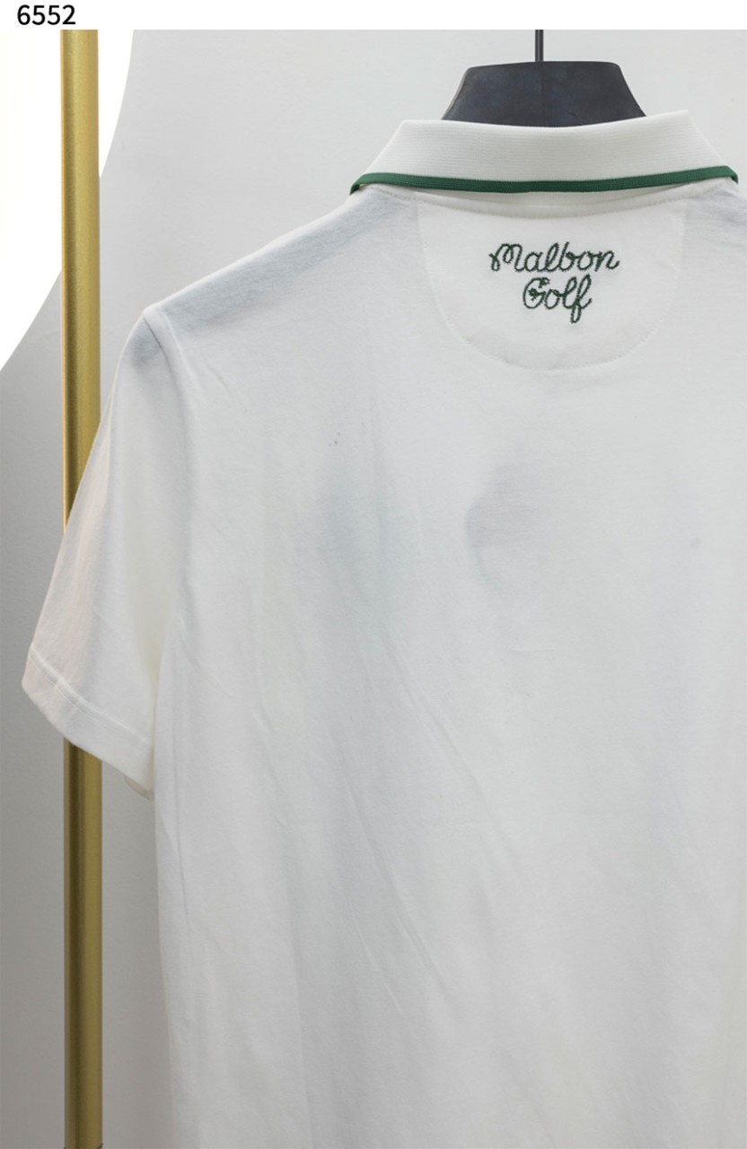 말본[MALBON]	바이저 반팔 폴로 티셔츠
