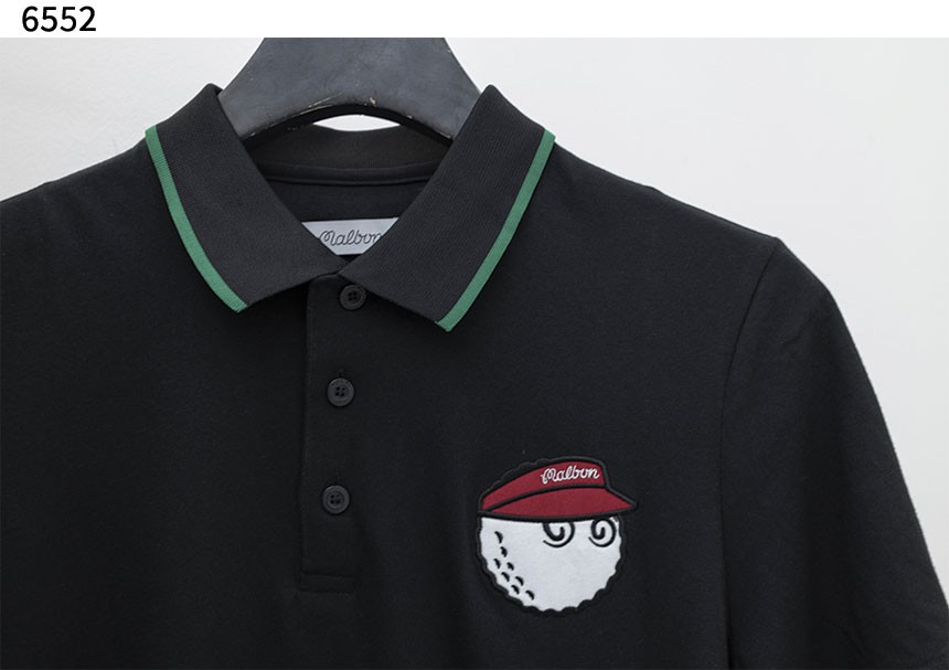 말본[MALBON]	바이저 반팔 폴로 티셔츠