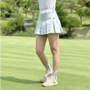 [어메이징크리]	레이어드 플리츠 테크 큐롯