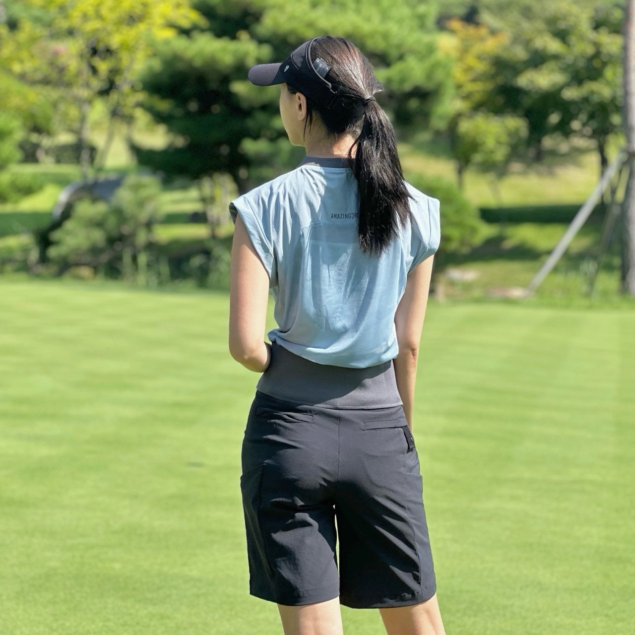 [어메이징크리] 어어서킷 테크메쉬 슬리브리스 티셔츠