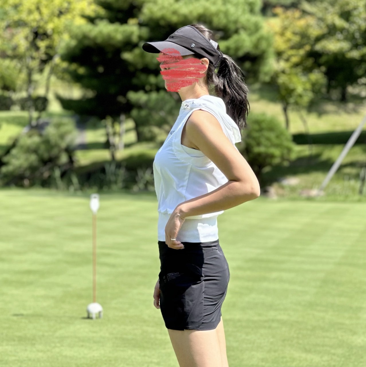 [어메이징크리]	에어서킷 후디 슬리브리스 티셔츠