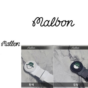 말본[MALBON]	원형 라운딩 레더벨트