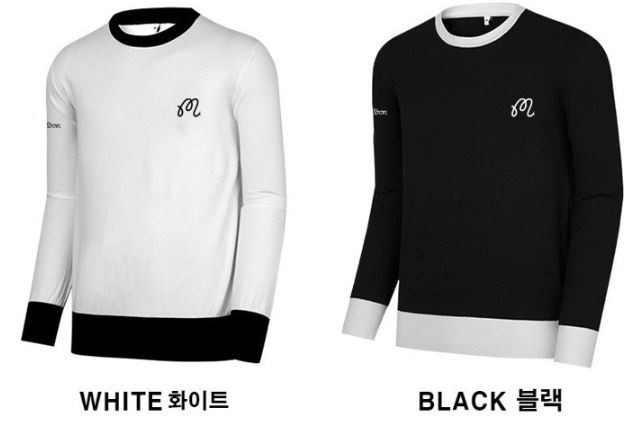 말본[MALBON] 라운드배색니트