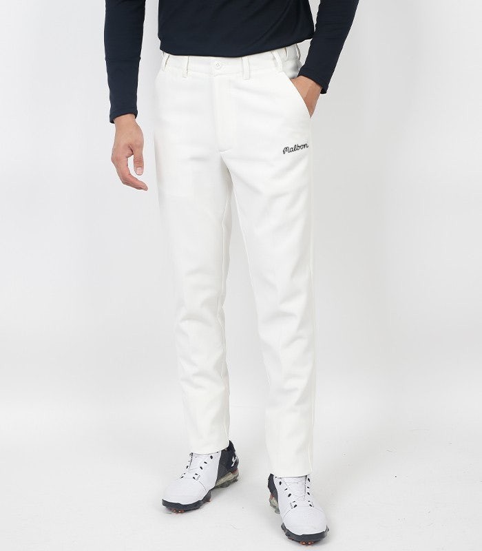 말본[MALBON] 뒷사선포인트팬츠 (기모)