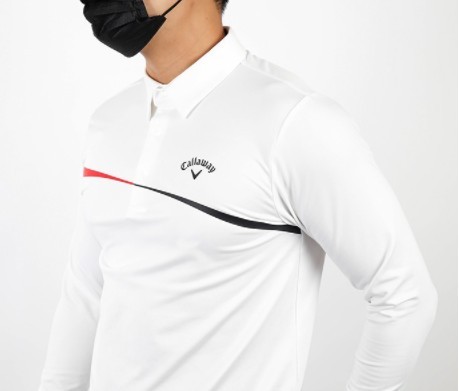 [캘러웨이] 가슴투색카라티 (기모)